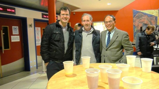 Dublin City Councillor Declan Flanagan and Alan Hobbs of Enterprise Ireland are pictured with Representative Harry Tseng (from left to right)