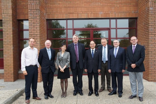 曾代表參訪Glanbia乳品公司