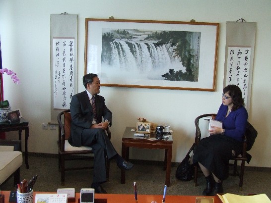 Mr. Terry G.C. Ting Interviewed by Novosti Nedeli Journalist