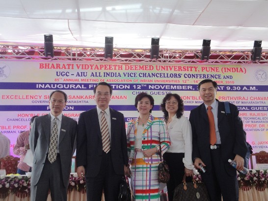 To promote mutual understanding between the nationals of India and Taiwan through the educational exchange and cooperation, Taiwanese higher education delegation led by Dr. Tony W.T. Lin, the Director General of the Ministry of Education, visited India from 9th to 14th November, 2010 to attend the 85th Annual meeting of Association of Indian Universities.