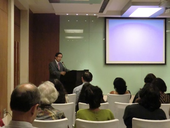 Representative Ong spoke on “India &amp; Taiwan partnership for growth” at Rotary Club Delhi South.