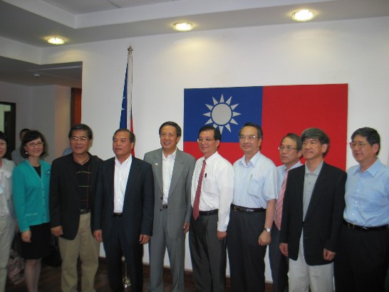 A delegation consists of presidents from universities in Taiwan led by Minister of Education, Dr. Wu, Ching-Ji, visit TECC