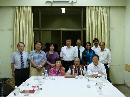 DPP delegation led by MP Madam CHEN Chieh-Ju attend the dinner hosted by MP Dr. M. M. Joshi, Chairperson of the Public Accounts Committee of the Parliament.