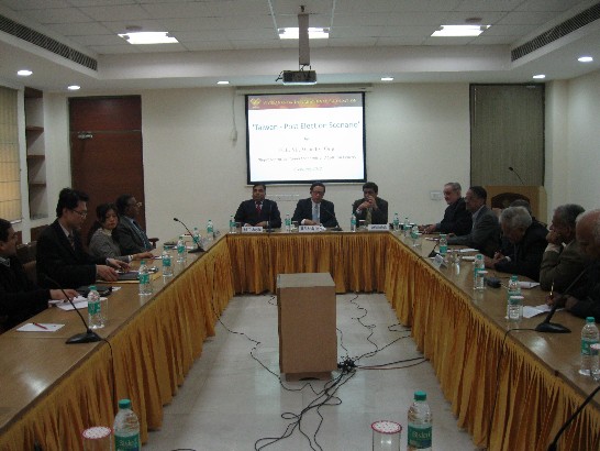 Representative Ong is invited to address on the topic of Taiwan Post Election Scenario at Vivekananda International Foundation.