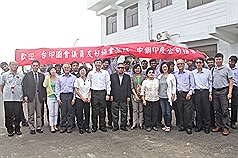 Amb Tien and delegation of 4 lawmakers, members of The Taiwan-India Parliamentarian’s Friendship Association visited China Steel Corp. in Gujarat on 25 of July 2014.