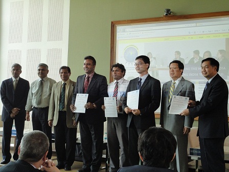 由國立清華大學在印度設立的第一所「台灣教育中心」，8月1日在