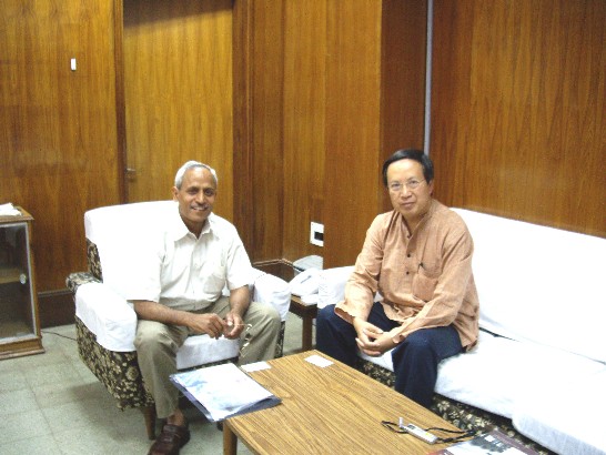 翁代表會晤印度「中央省」(Madhya Pradesh)商工部次長 S Prakash