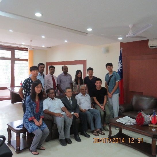 林明誠處長(前排中)