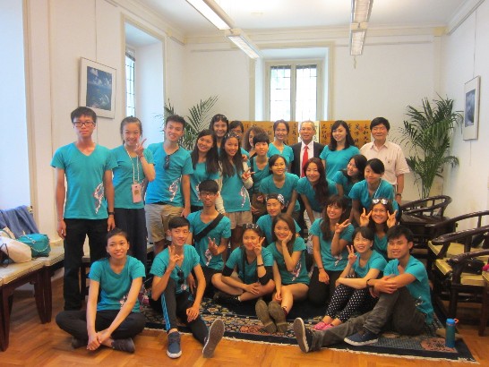 雲林「小豆豆舞蹈團」拜會駐義大利代表處