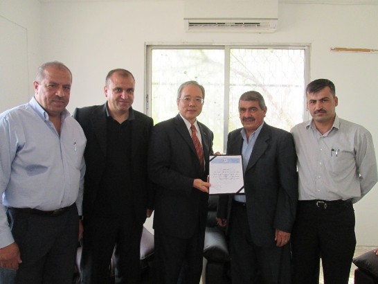 Inauguration of the Taiwan Friendship Hall at Yubla Sports Club in Irbid