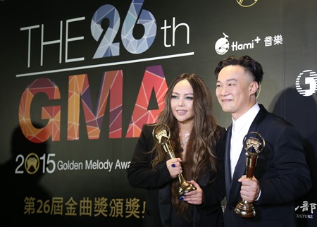 第２６回金曲奨授賞式が台北アリーナで盛大に開催