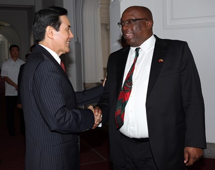 馬英九総統がセントクリストファー・ネイビスのハリス首相と会見 台北駐日経済文化代表処 Taipei Economic and