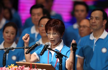 国民党が洪秀柱・立法院副院長を次期総統選挙の公認候補に決定