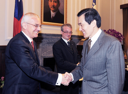 馬英九総統がチェコ国会下院議員訪華団一行と会見、台湾の国際組織参加への継続的支持を要請