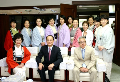 「山形女將會」來處拜會沈斯淳駐日代表