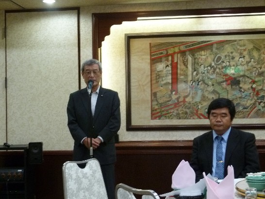 稲員大三郎會長致詞