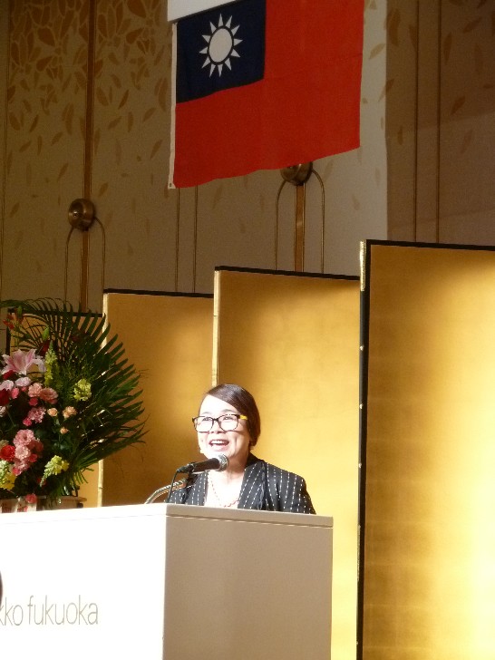 九州台灣商工會議所賴玉汝會長致詞