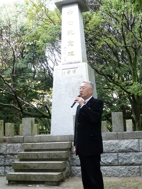 福岡日華親善協會天岡健會長致詞