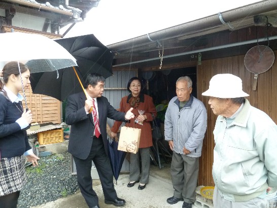 金魚養殖場視察