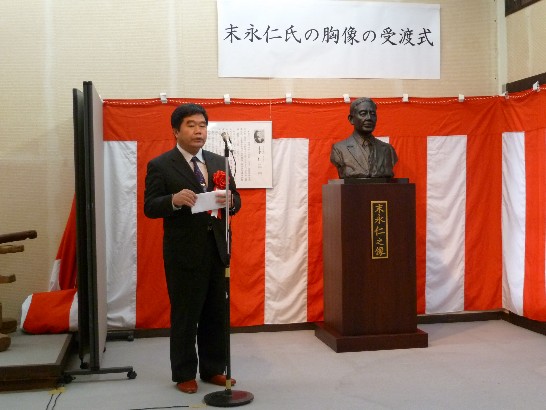 当弁事処戎義俊総領事から挨拶