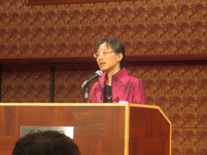 李淑珍・名誉団長行政院院長夫人の挨拶