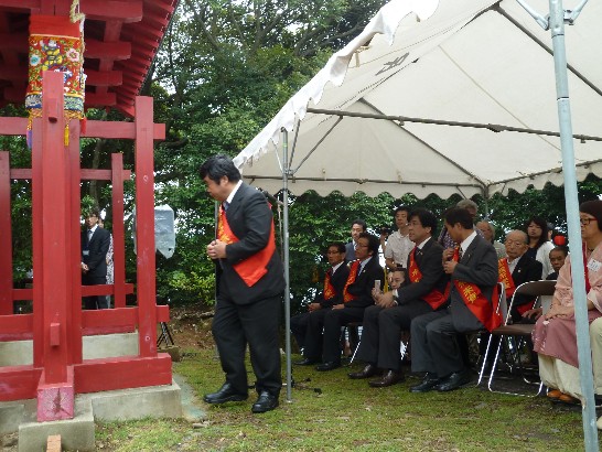 戎総領事は鄭成功生誕祭式典に参加した