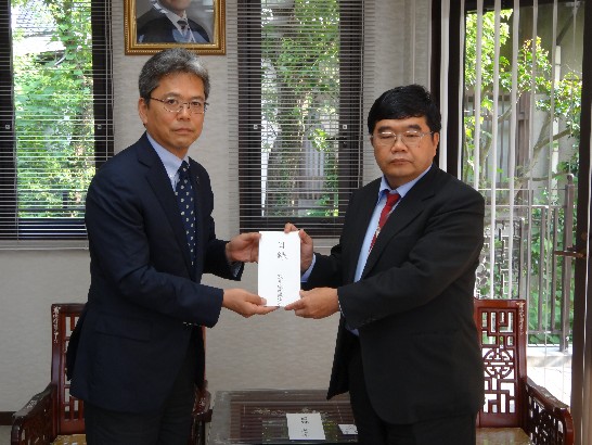 熊本県から高雄市爆発事故へ300万の寄付金贈呈(五)