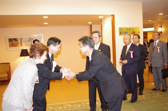 徐處長夫婦迎賓一景