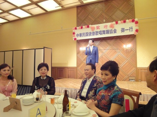 懇親會札幌日台親善協會木村會長致詞。