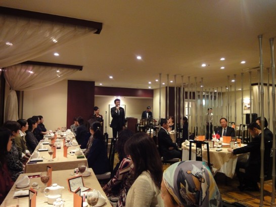 札幌日台親善協会会長木村勇介のスピーチ