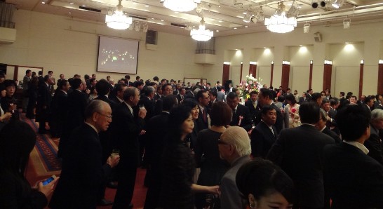 祝賀会会場の様子