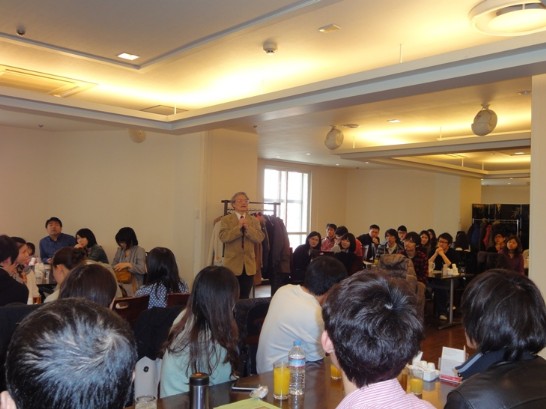 北海道・台湾協会陳省仁会長の挨拶