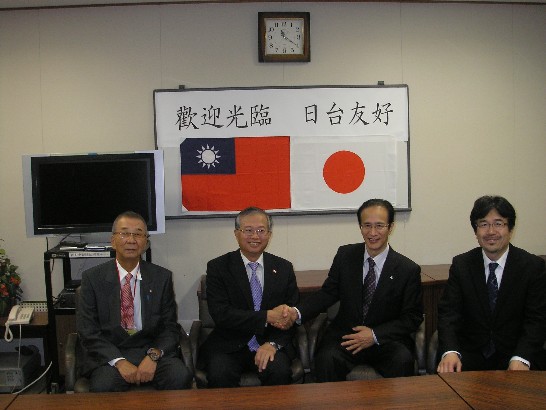 蔡處長促訪桃山學院高校與臺灣交流