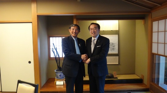 李會長嘉進104年10月30日拜會和歌山縣仁坂吉伸知事