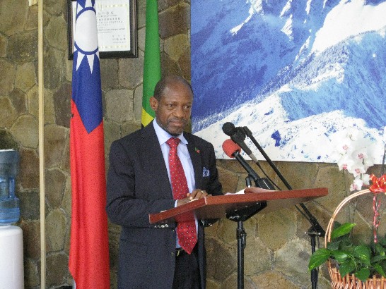 總理致詞時肯定台克兩國良好合作關係，並允持續支持我國際參與。