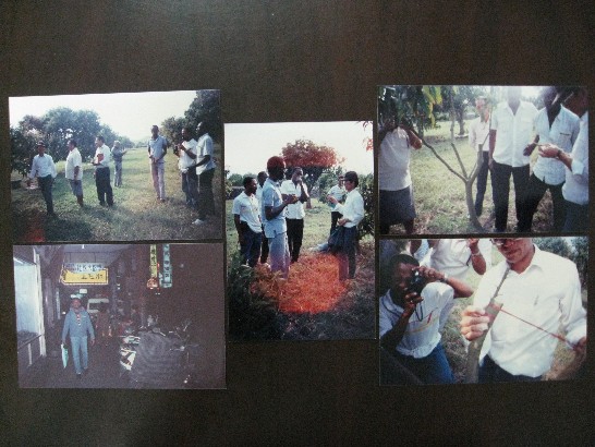 年會與會會員攜帶渠等赴台參訓陳年照片供與會者觀賞與分享(二)。