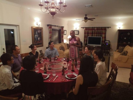 克國文化部部長Marcella Libued致詞歡迎並感謝青年大使團學生來克交流。