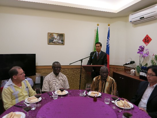 曹大使致詞感謝克國國合之友會作為台克兩國邦誼堅實後盾。