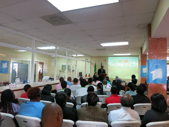 郵政部部長Glenn Phillip致詞表示，台克兩國關係友好緊密，係國際間友好互惠關係之最佳典範。