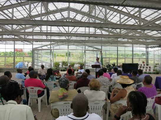 曹大使向與會人員說明台克兩國於綠能暨觀光等領域之合作進程及願景。