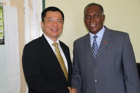 Nevis Premier Amory and Taiwanes Amb. Chiou