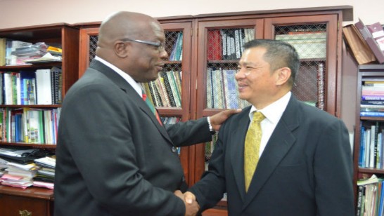SKN PM Harris welcomes Taiwanese Ambassador Chiou