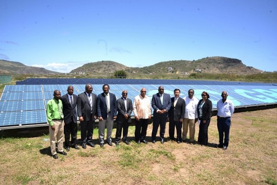 PRESENTATION OF SOLAR FARM TO SKELEC PART OF GOVERNMENT’S GO GREEN INITIATIVE