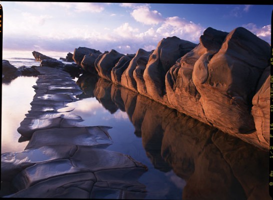台東小野柳風景區處處可見樣貌獨特的奇岩怪石及海蝕平台。(江俊子　拍攝)
