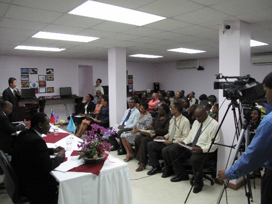 聖露西亞媒體轉播台灣暨國合會獎學金頒獎典禮