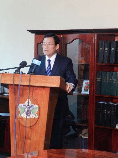 聖茱德醫院重建章大使致詞