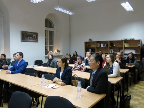 拉脫維亞大學師生到場聆聽演講