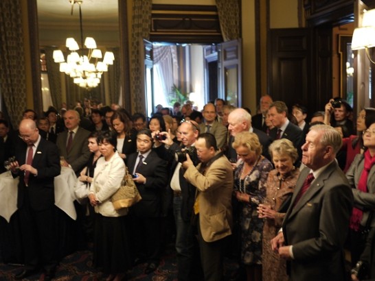 Reception party at Hotel Des Indes