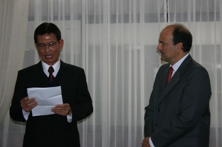 Director del Liceo, Sr. Renzo Forlin.