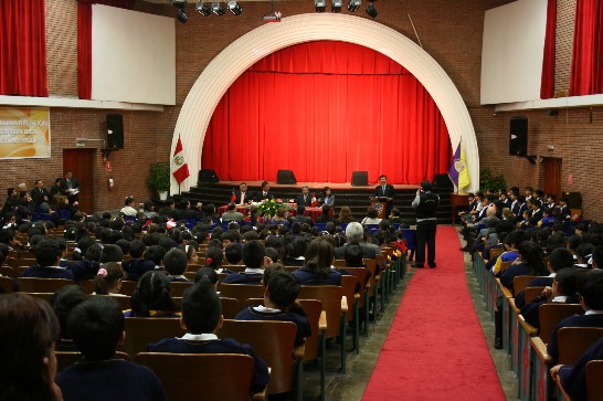 Auditorio del Colegio America.